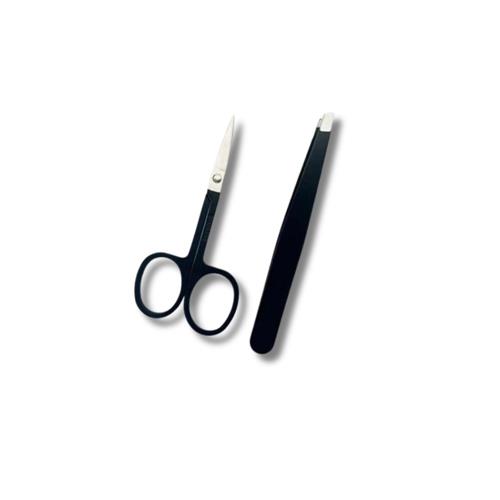 Eyebrow Scissors + Eyebrow Tweezers 